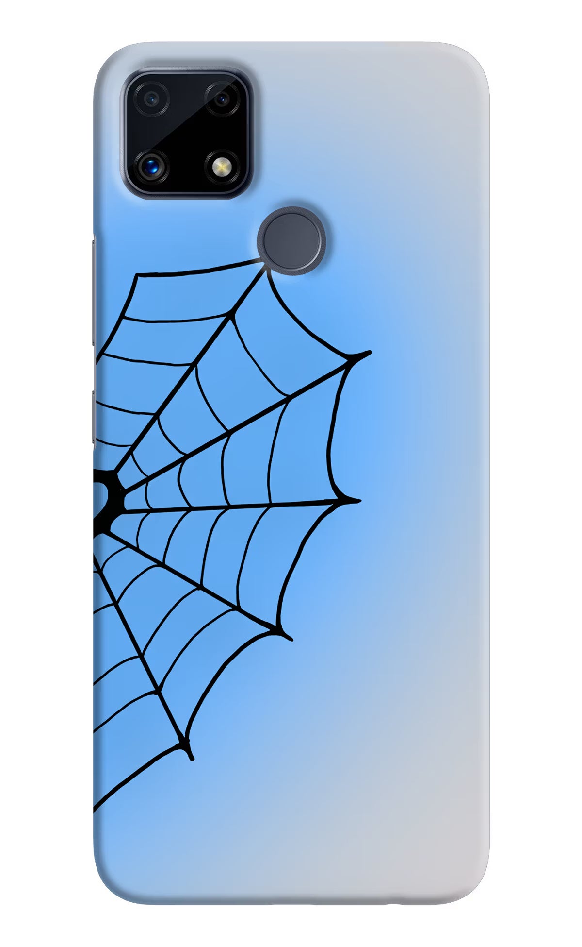 Blue Web Realme C25/C25s Back Cover