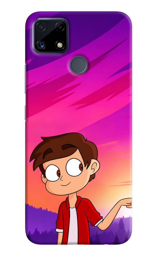 Marco Sunset Realme C25/C25s Hard Case Back Cover by Casekaro
