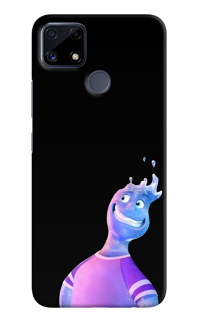 Wade Wave Realme C25/C25s Hard Case Back Cover by Casekaro