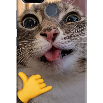 Silly Cat Call Realme C25/C25s Hard Case Back Cover by Casekaro