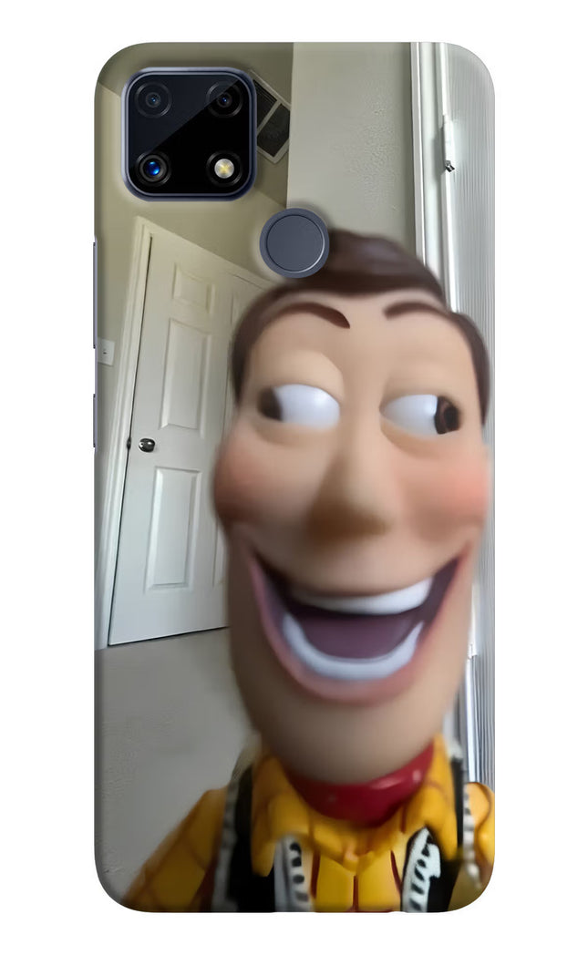 Side Eye Woody Realme C25/C25s Hard Case Back Cover by Casekaro