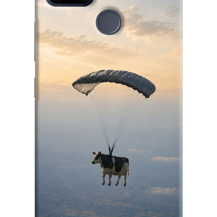 Skydiving Cow Realme C25/C25s Hard Case Back Cover by Casekaro