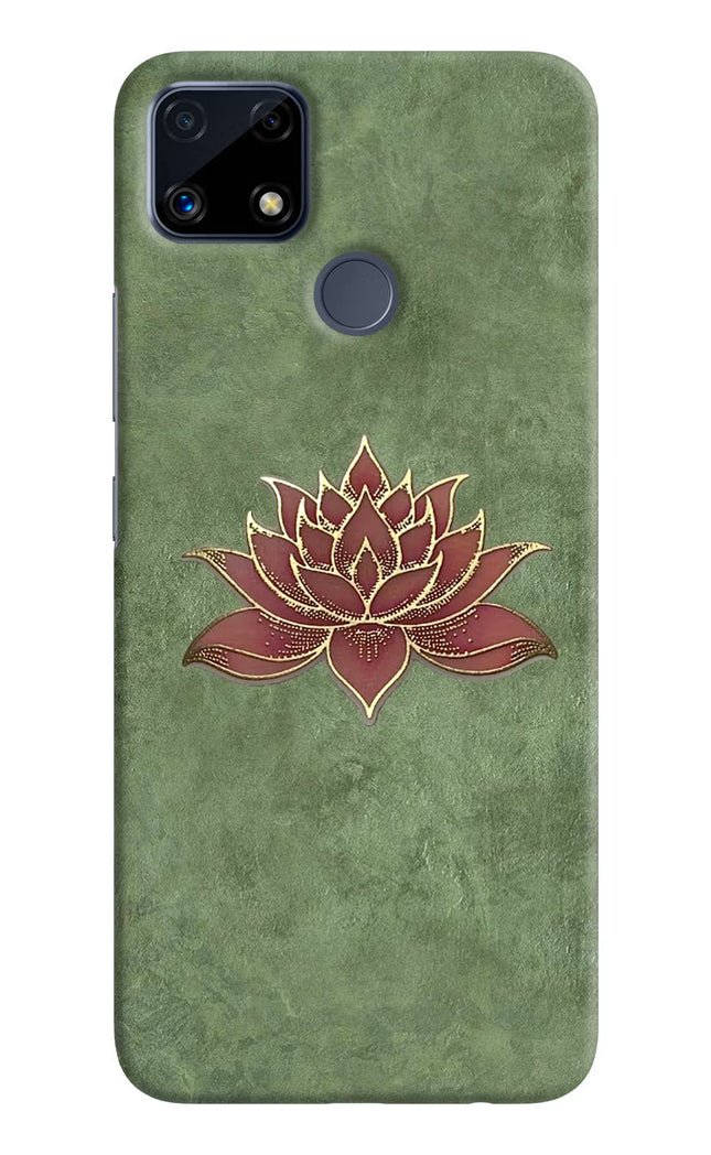 Lotus Grace Realme C25/C25s Hard Case Back Cover by Casekaro
