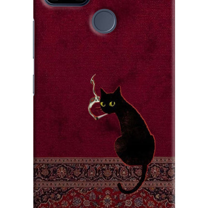Midnight Cat Realme C25/C25s Hard Case Back Cover by Casekaro