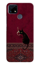 Midnight Cat Realme C25/C25s Hard Case Back Cover by Casekaro