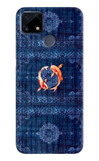 Koi Blue Realme C25/C25s Back Cover