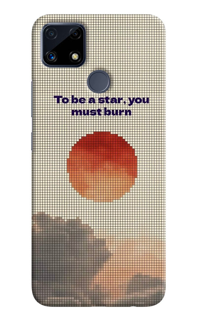 Pixel Sun Realme C25/C25s Hard Case Back Cover by Casekaro