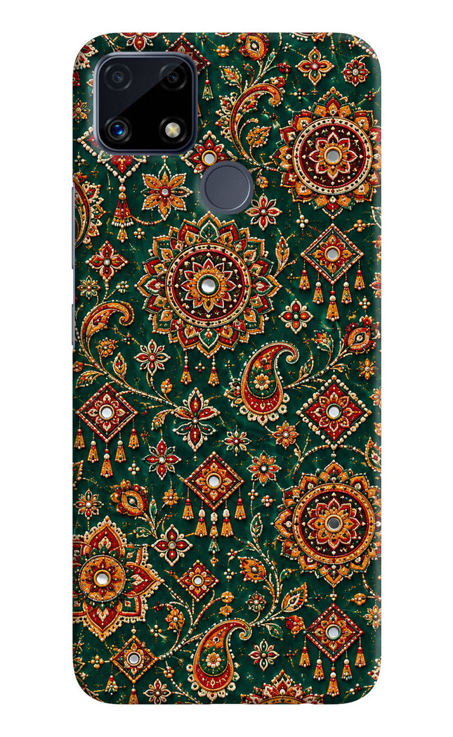 Green Pataka Realme C25/C25s Hard Case Back Cover by Casekaro
