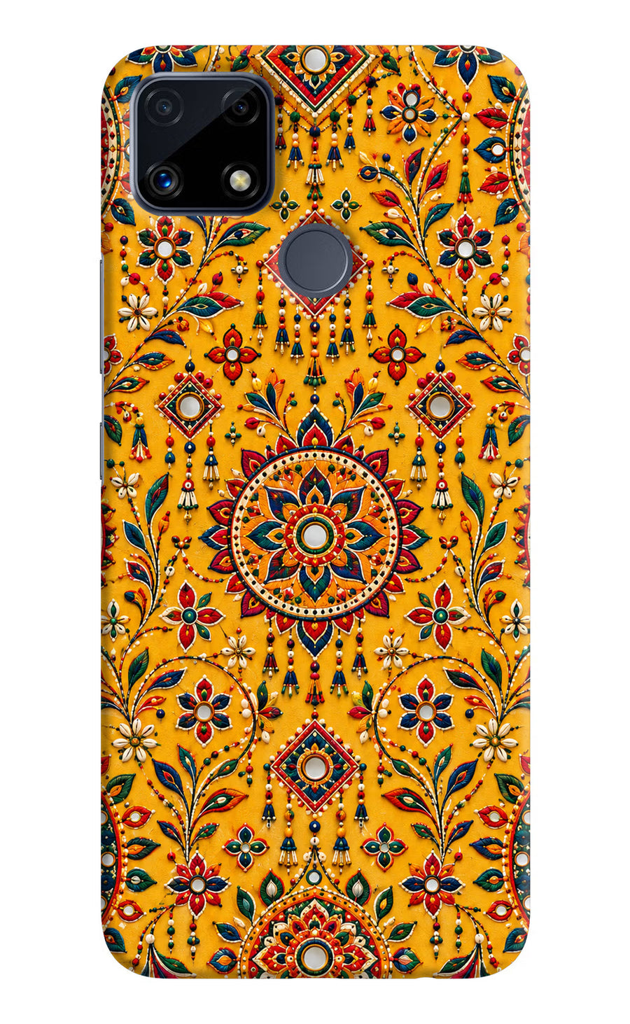 Sunlit Aura Realme C25/C25s Back Cover, Hard case