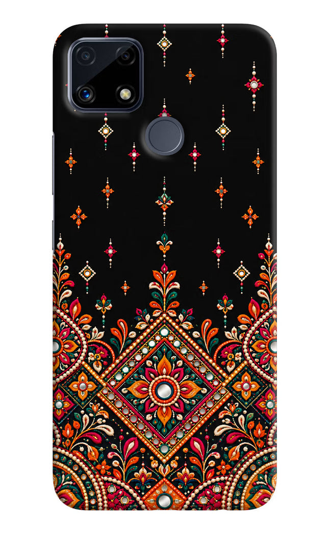 Noir Mehfil Realme C25/C25s Hard Case Back Cover by Casekaro