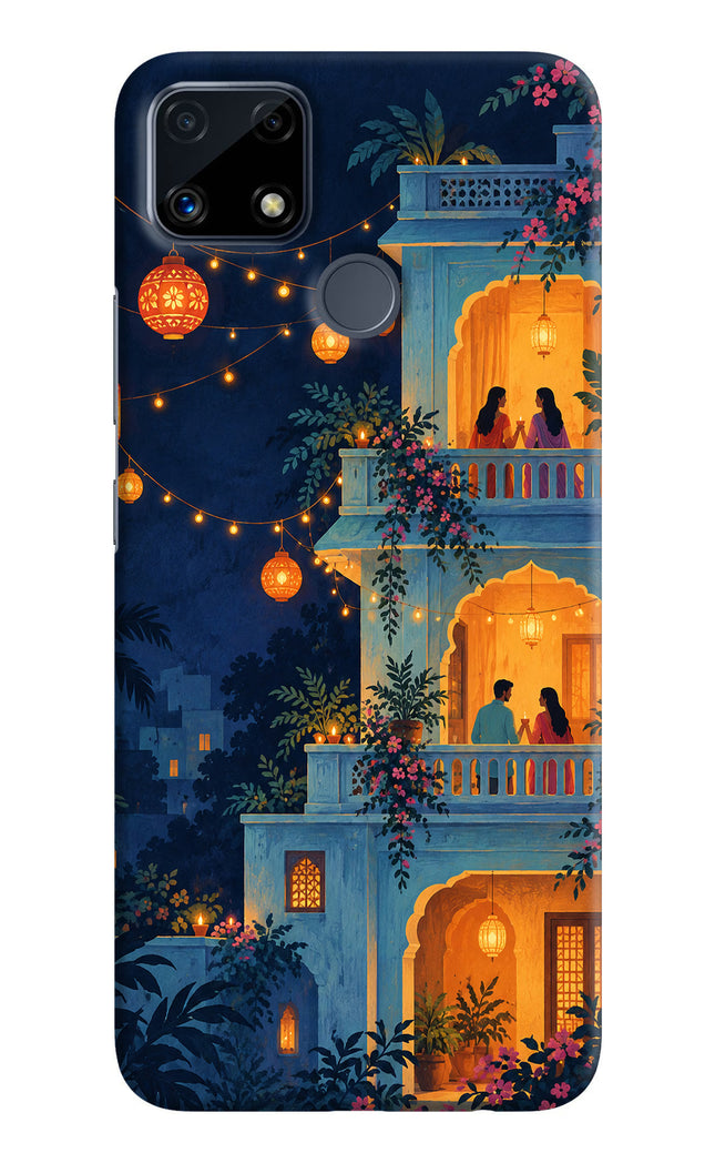 Balcony Glow Realme C25/C25s Hard Case Back Cover by Casekaro