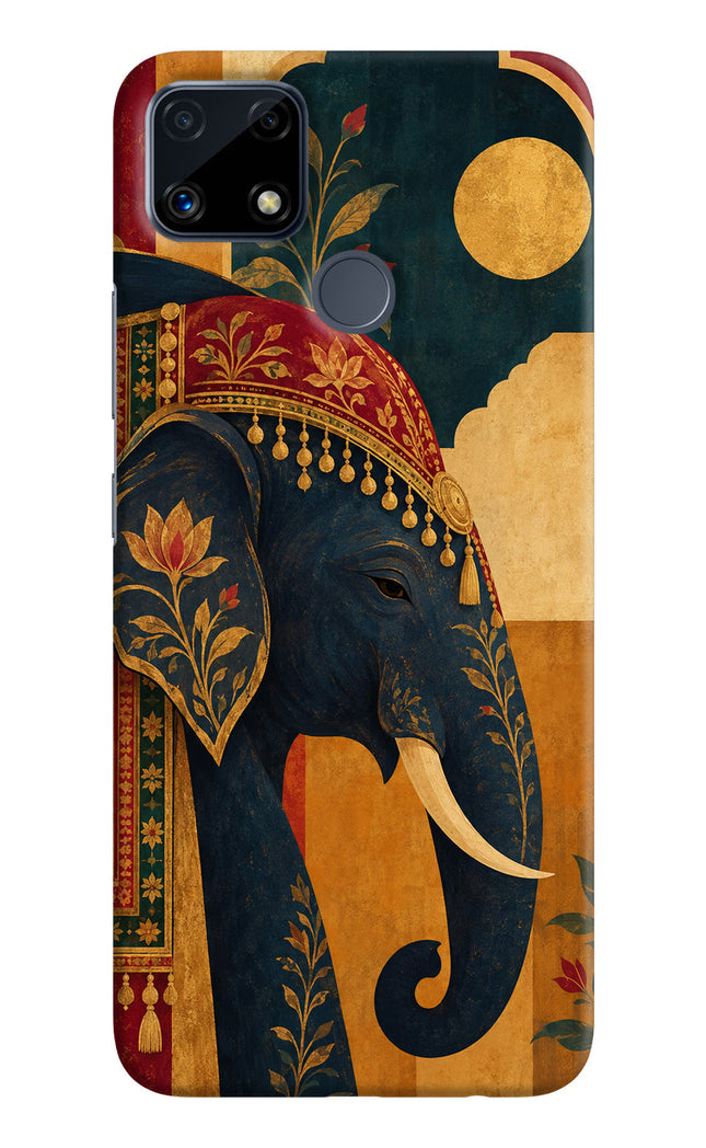Royal Elephant Realme C25/C25s Hard Case Back Cover by Casekaro