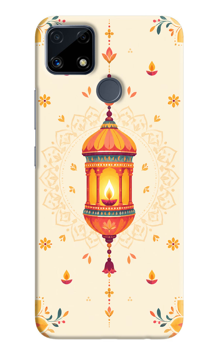 Golden Lantern Realme C25/C25s Back Cover, Hard case