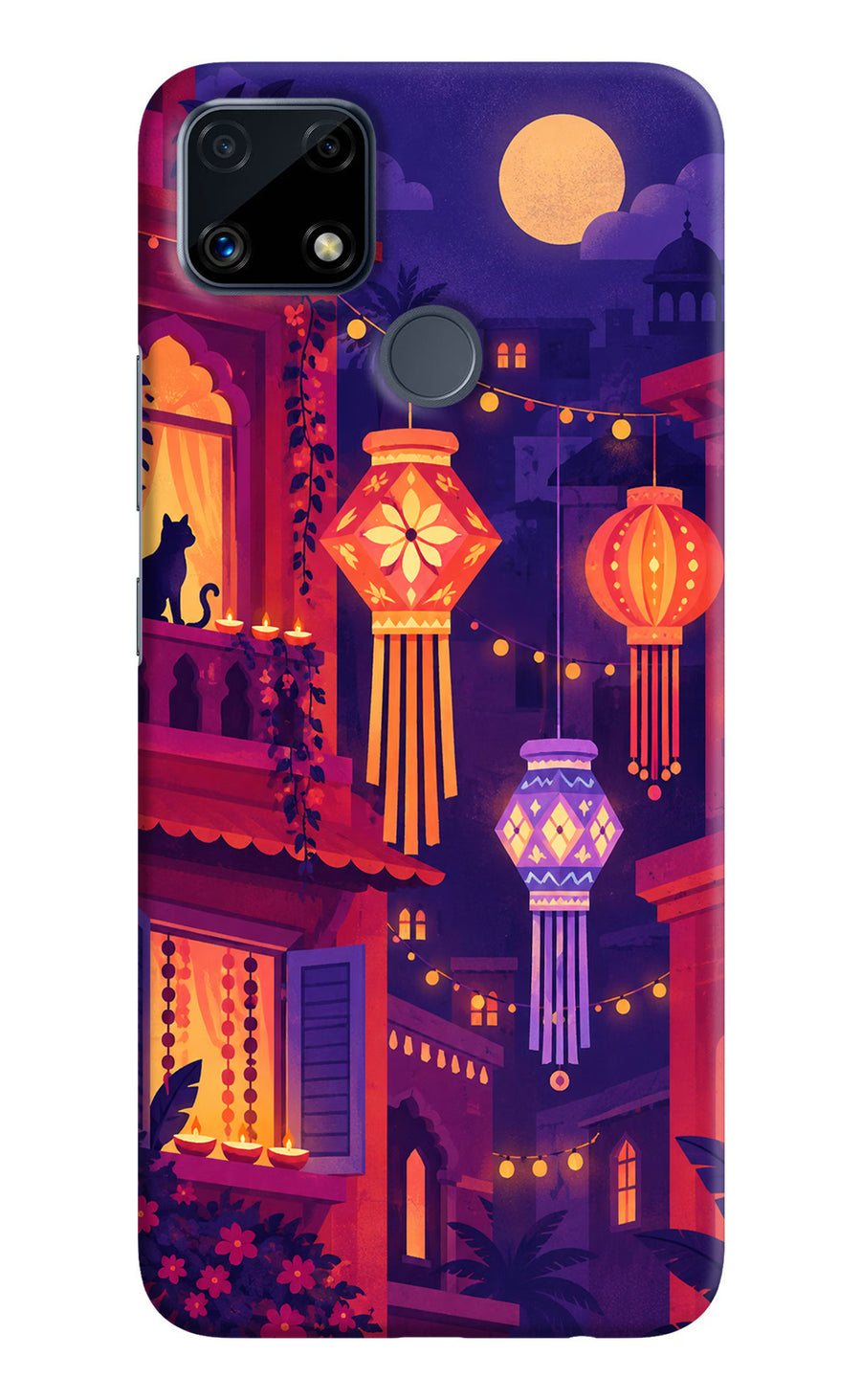 Lantern Lane Realme C25/C25s Back Cover, Hard case