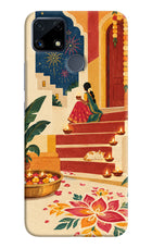 Diwali Rangoli Realme C25/C25s Hard Case Back Cover by Casekaro