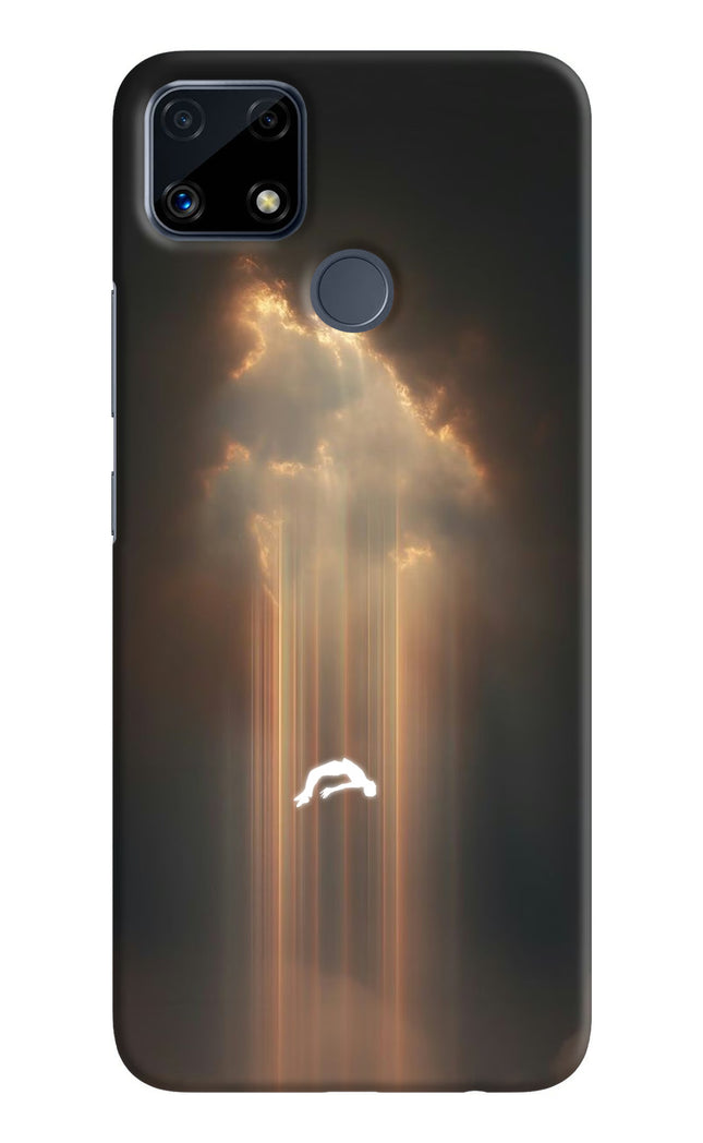 Heavenly Beam Realme C25/C25s Hard Case Back Cover by Casekaro