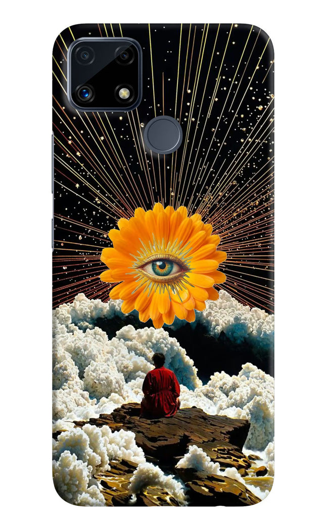Cosmic Flower Realme C25/C25s Hard Case Back Cover by Casekaro