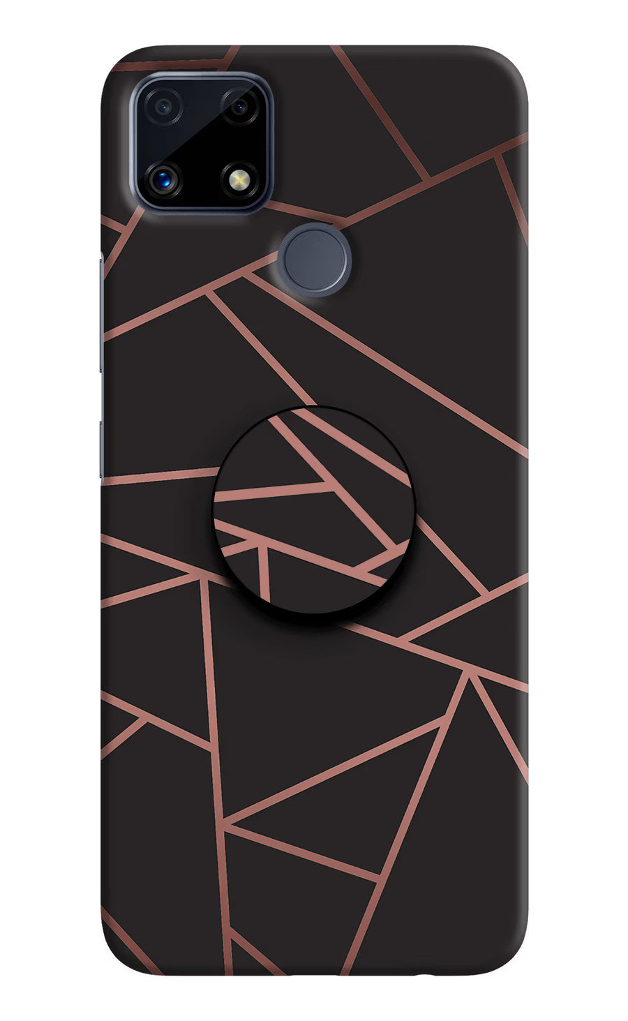 Geometric Pattern Realme C25/C25s Pop Case, Hard case