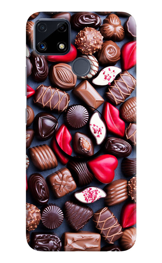 Chocolates Realme C25/C25s Pop Case by Casekaro