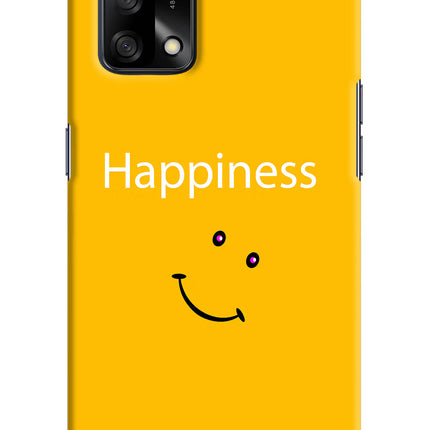 Happiness With Smiley Oppo F19/F19s Hard Case Back Cover by Casekaro