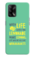 Quote Oppo F19/F19s Hard Case Back Cover by Casekaro
