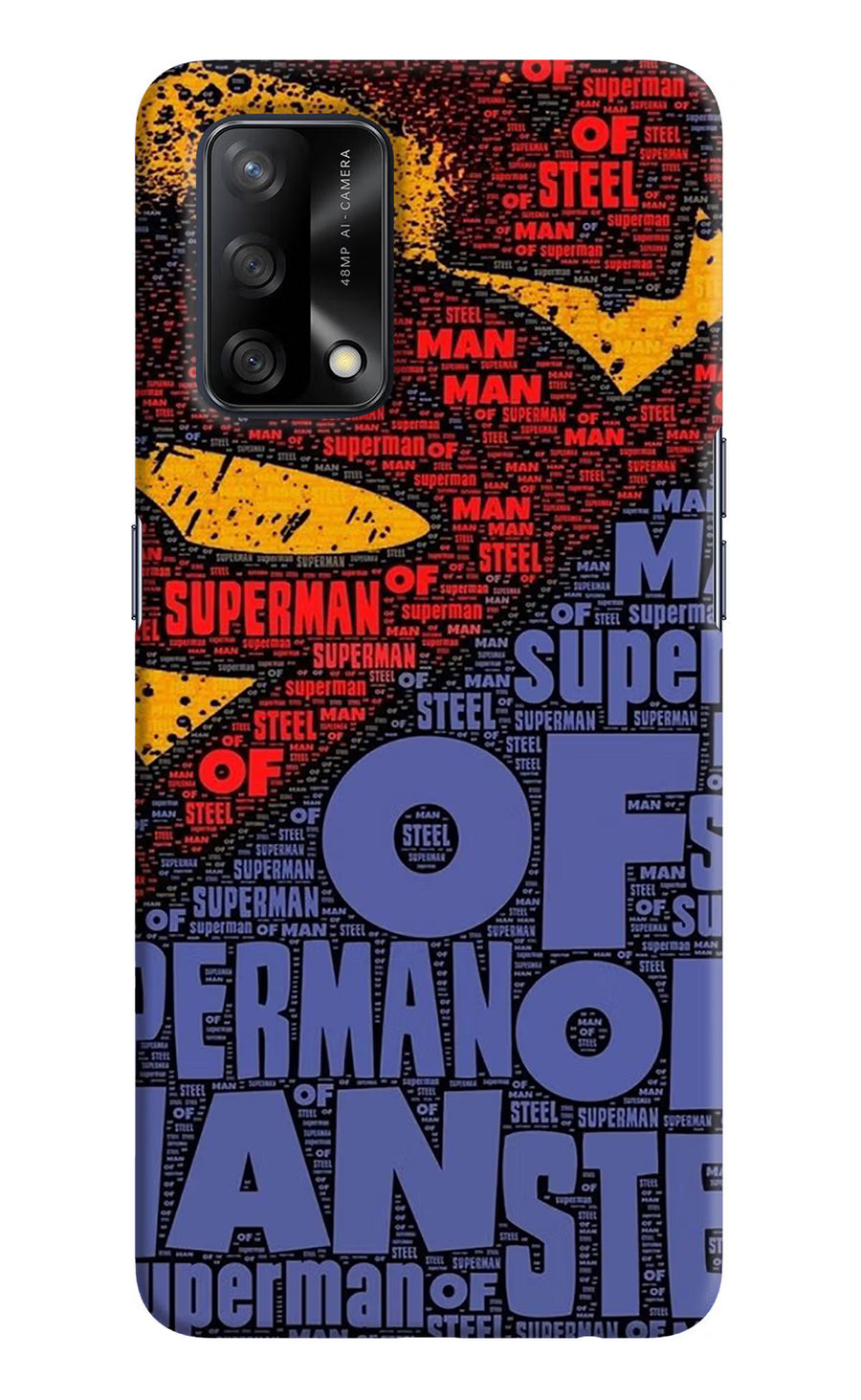 Superman Oppo F19/F19s Back Cover, Hard case