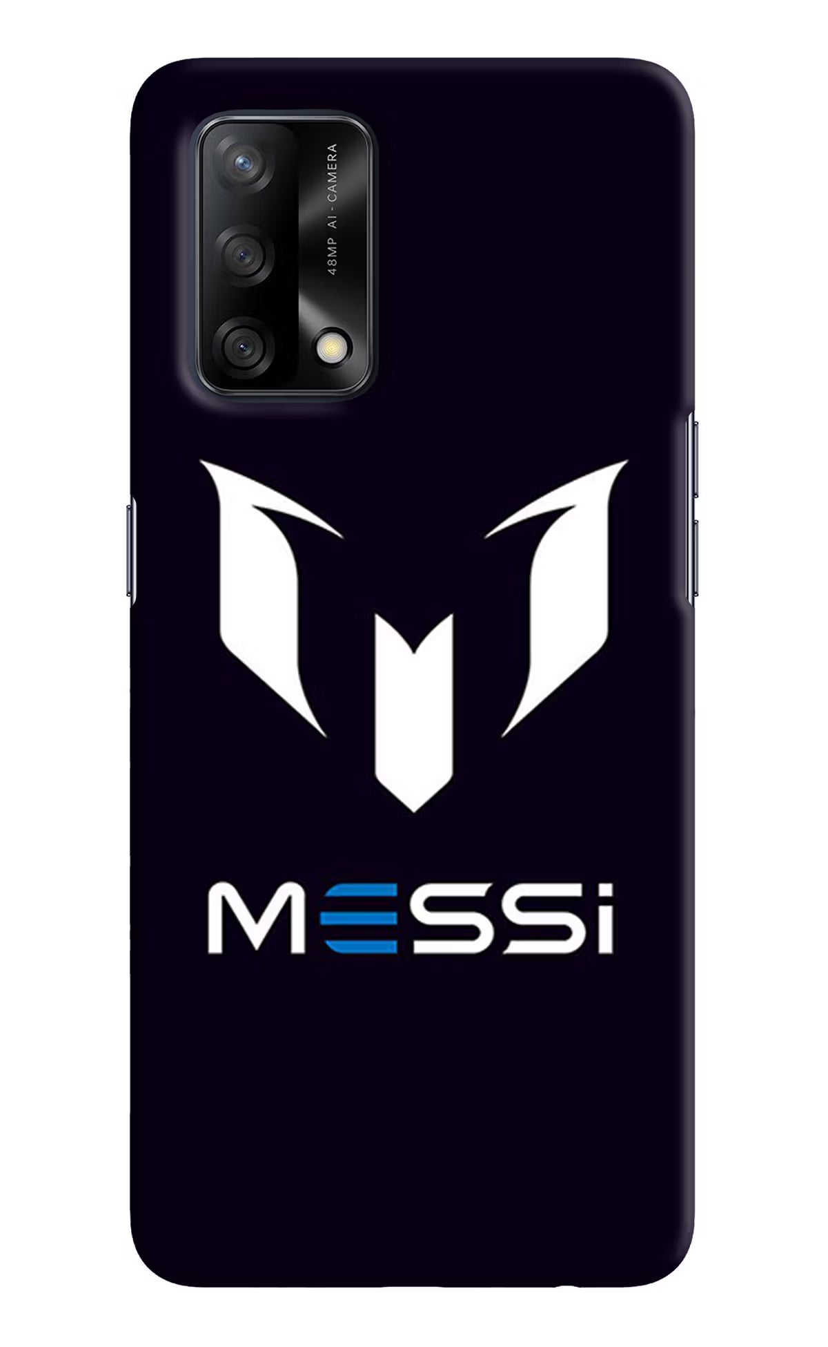 Messi Logo Oppo F19/F19s Hard Case Back Cover by Casekaro