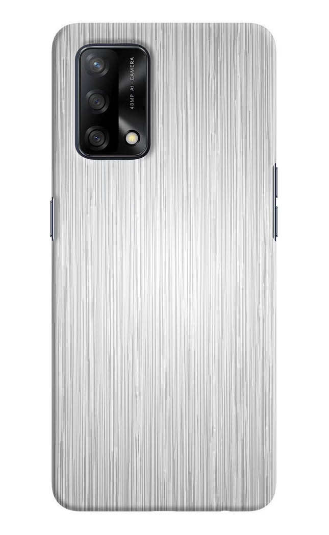 Wooden Grey Texture Oppo F19/F19s Hard Case Back Cover by Casekaro