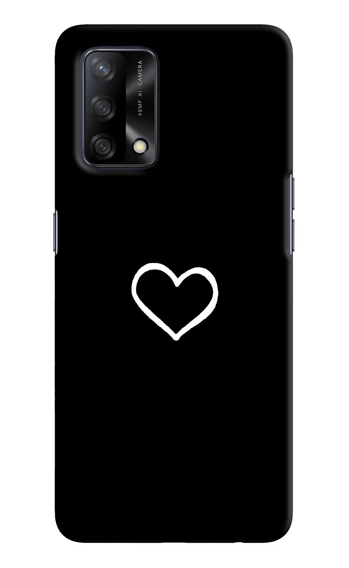 Heart Oppo F19/F19s Hard Case Back Cover by Casekaro