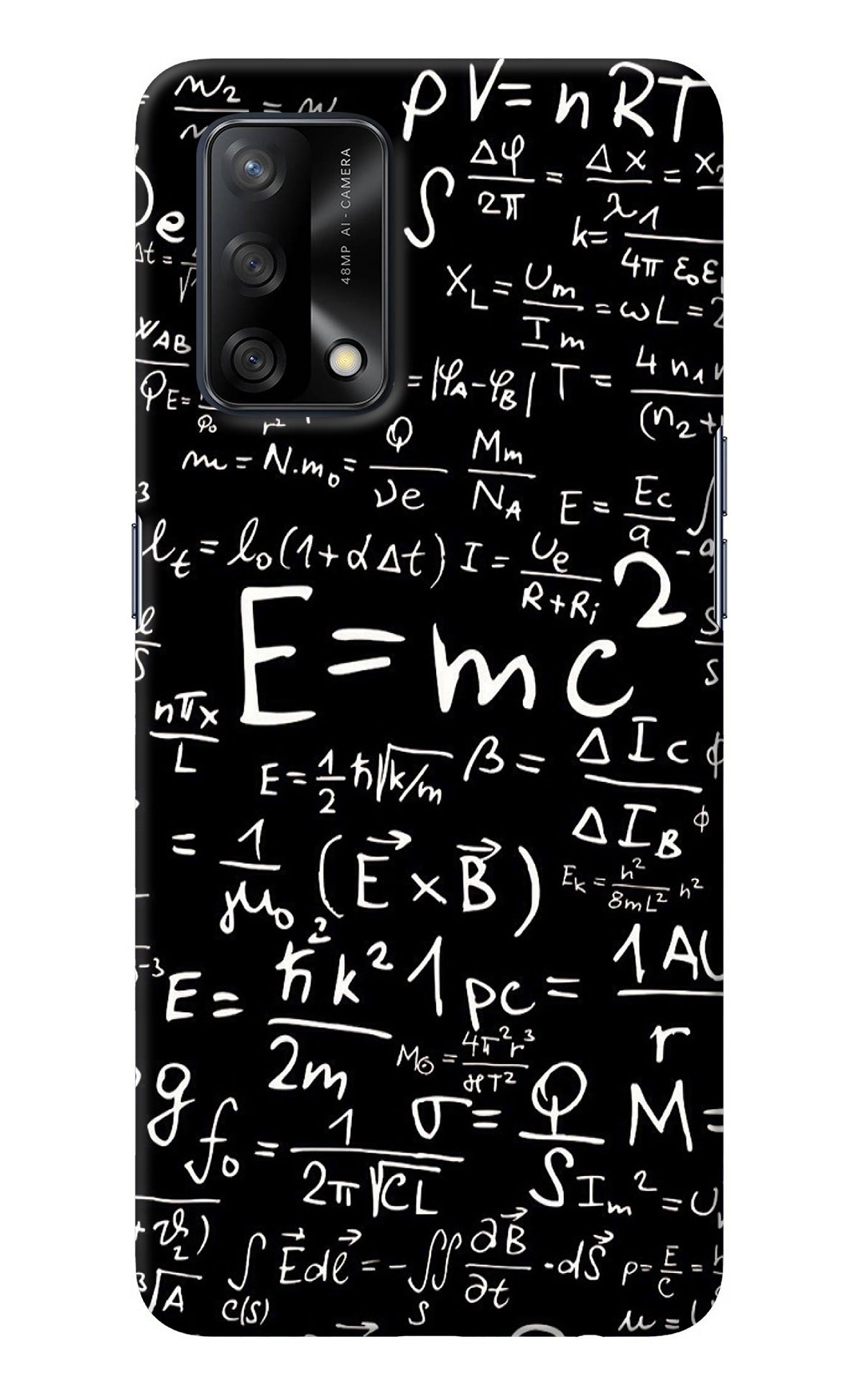 Physics Albert Einstein Formula Oppo F19/F19s Back Cover
