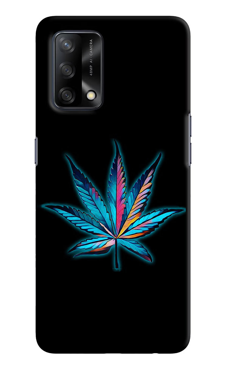 Weed Oppo F19/F19s Back Cover, Hard case