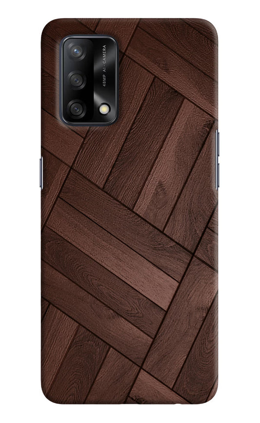 Wooden Texture Design Oppo F19/F19s Hard Case Back Cover by Casekaro