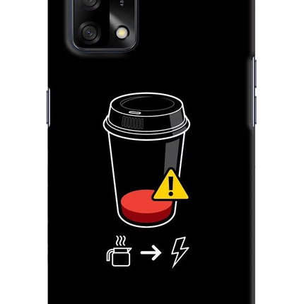 Coffee Oppo F19/F19s Hard Case Back Cover by Casekaro