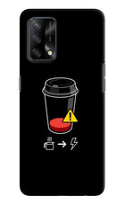 Coffee Oppo F19/F19s Hard Case Back Cover by Casekaro