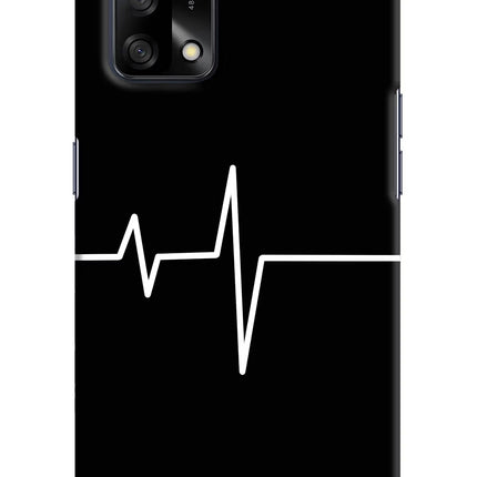 Heart Beats Oppo F19/F19s Hard Case Back Cover by Casekaro