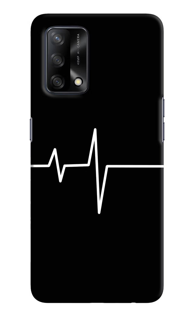Heart Beats Oppo F19/F19s Hard Case Back Cover by Casekaro