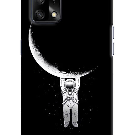Moon Space Oppo F19/F19s Hard Case Back Cover by Casekaro
