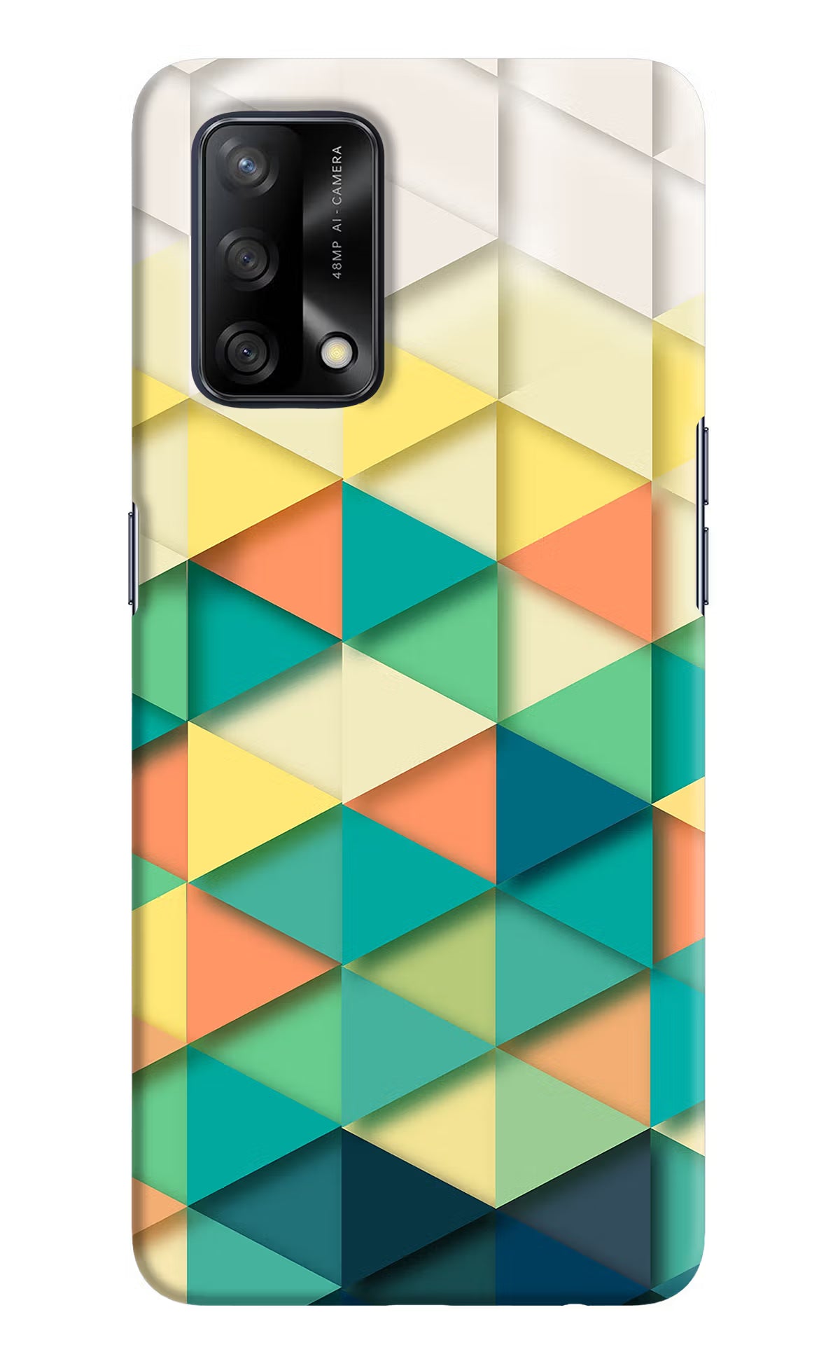Abstract Oppo F19/F19s Hard Case Back Cover by Casekaro