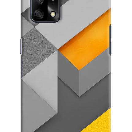 Abstract Oppo F19/F19s Hard Case Back Cover by Casekaro