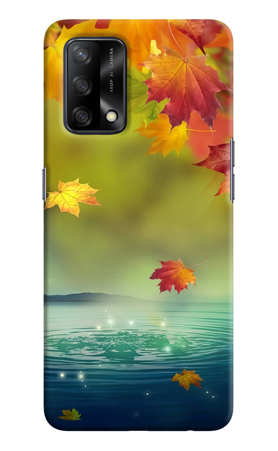 Flowers Oppo F19/F19s Back Cover, Hard case