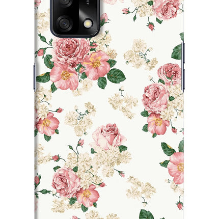 Flowers Oppo F19/F19s Hard Case Back Cover by Casekaro