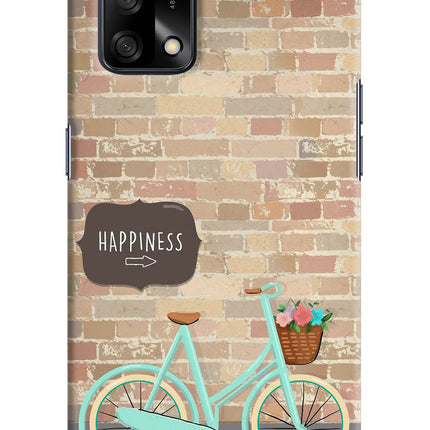 Happiness Artwork Oppo F19/F19s Hard Case Back Cover by Casekaro