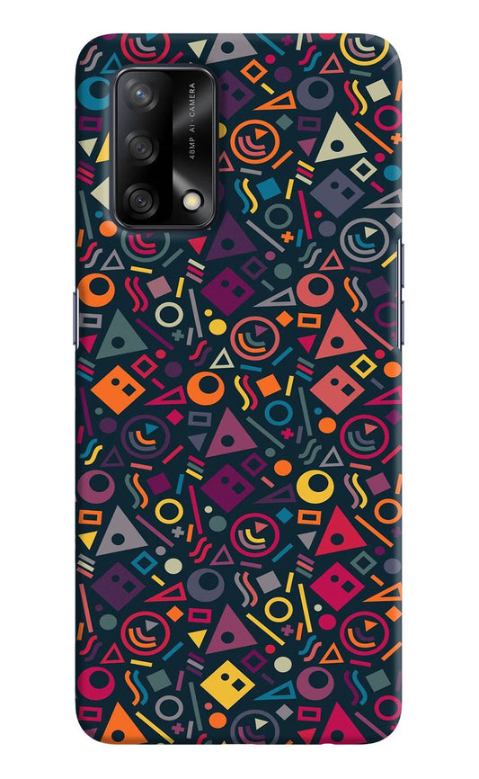 Geometric Abstract Oppo F19/F19s Hard Case Back Cover by Casekaro