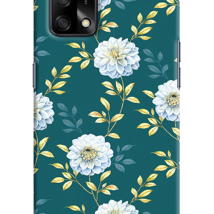 Flowers Oppo F19/F19s Hard Case Back Cover by Casekaro