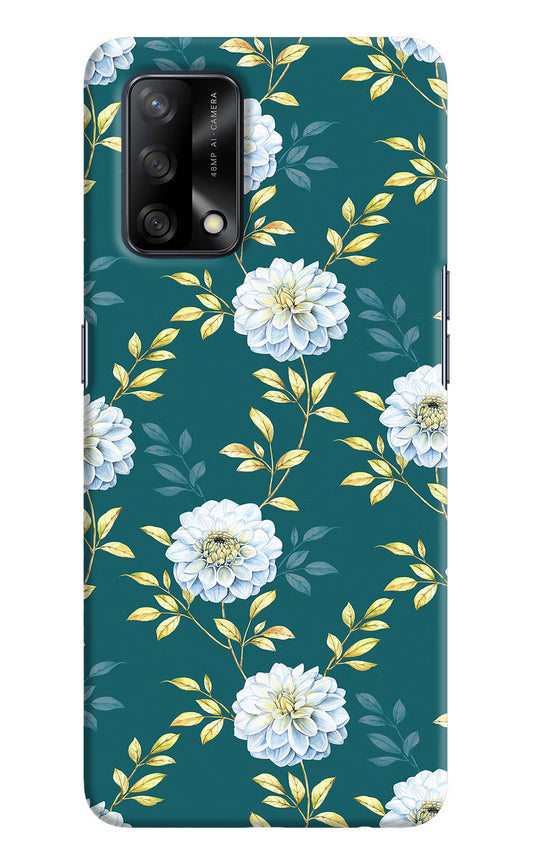 Flowers Oppo F19/F19s Hard Case Back Cover by Casekaro