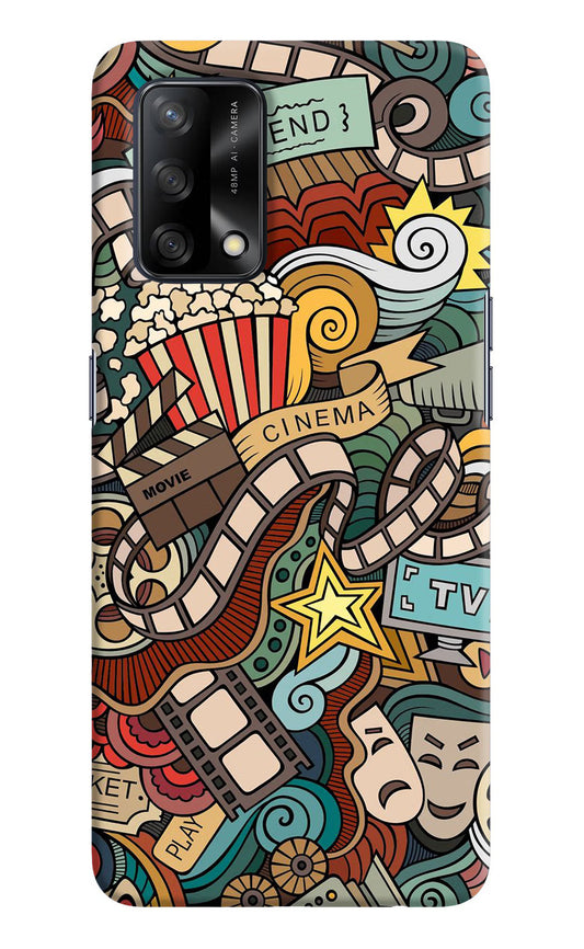 Cinema Abstract Oppo F19/F19s Hard Case Back Cover by Casekaro