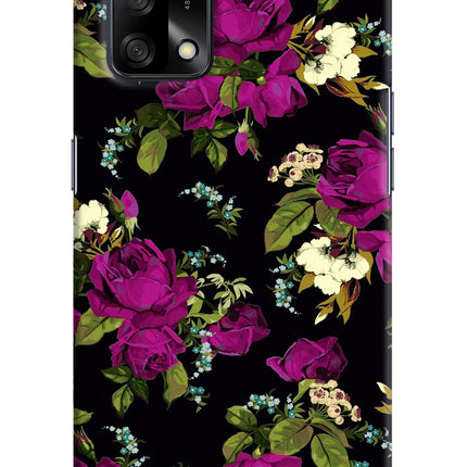 Flowers Oppo F19/F19s Hard Case Back Cover by Casekaro