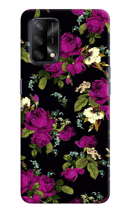 Flowers Oppo F19/F19s Hard Case Back Cover by Casekaro