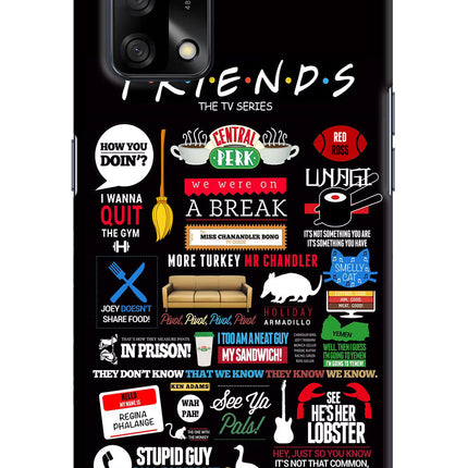 FRIENDS Oppo F19/F19s Hard Case Back Cover by Casekaro