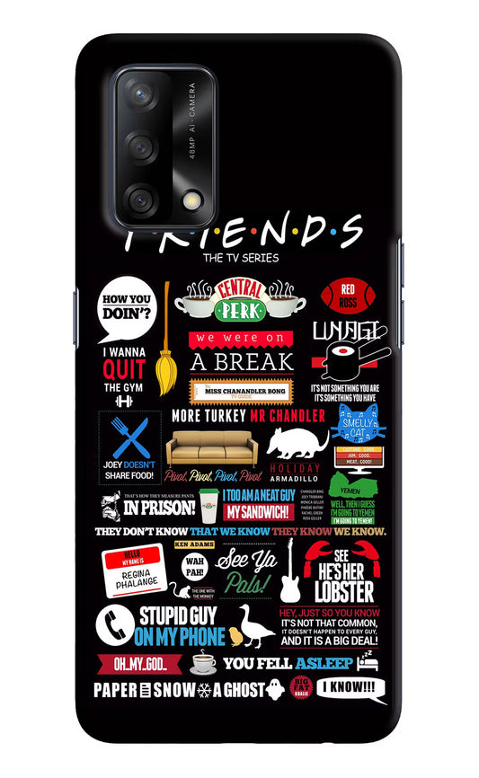 FRIENDS Oppo F19/F19s Hard Case Back Cover by Casekaro
